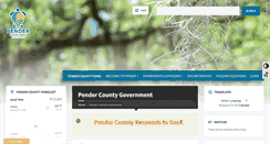 Desktop Screenshot of pendercountync.gov